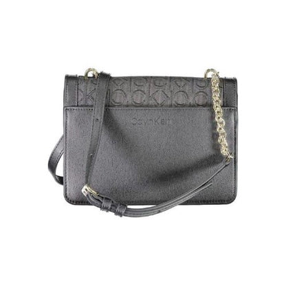 Sac Calvin Klein bandoulière Re-lock jaquard noir