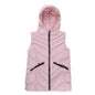 Veste Enfant doudoune sans manche capuche pink