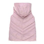 Veste Enfant doudoune sans manche capuche pink