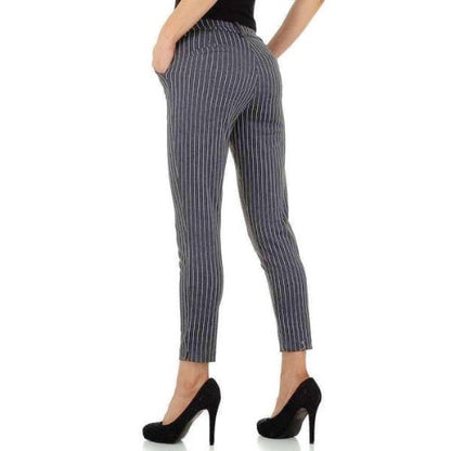 Pantalon Femme avec rayures gris