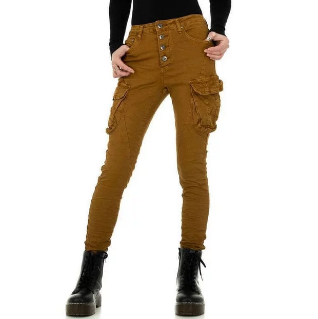 Jeans Femme façon cargo