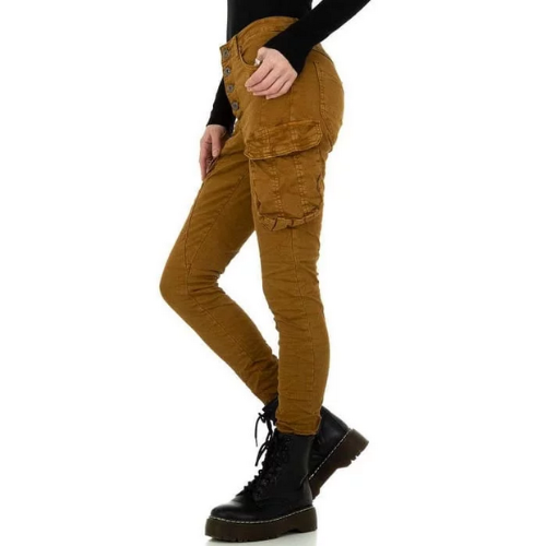 Jeans Femme façon cargo