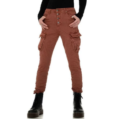 Jeans Femme façon cargo