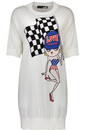 Robe Love Moschino courte blanc