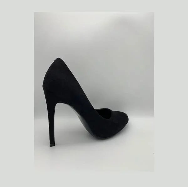 Escarpins talons velours noir