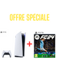 Pack Jeu PS5 FC 24 EA SPORTS Standard Edition + Sony PS5 Digital Edition 825 Go